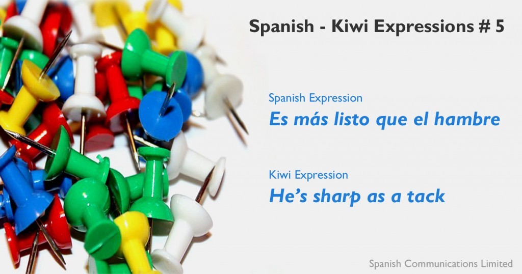 Spanish - kiwi expressions # 5